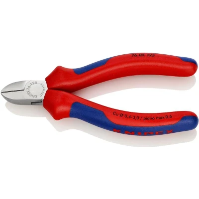 Afbeelding van Knipex 76 05 125 zijsnijtang met facet mm