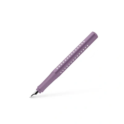 Afbeelding van Vulpen Faber Castell Grip sparkle F violet