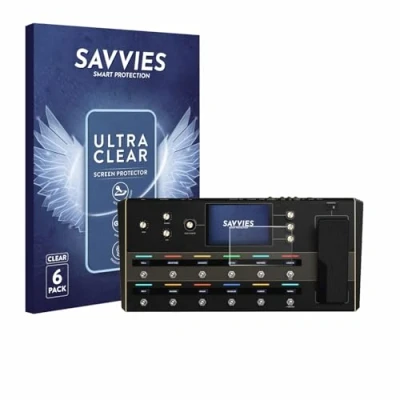 Afbeelding van Savvies Screenprotector voor Headrush Prime Folie Beschermfolie transparant (6 Stuks)