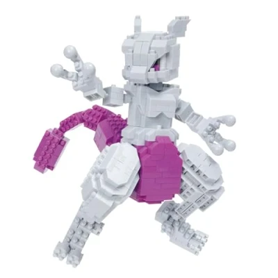 Afbeelding van nanoblock Pokémon Mewtwo Deluxe Edition, Series bouwpakket