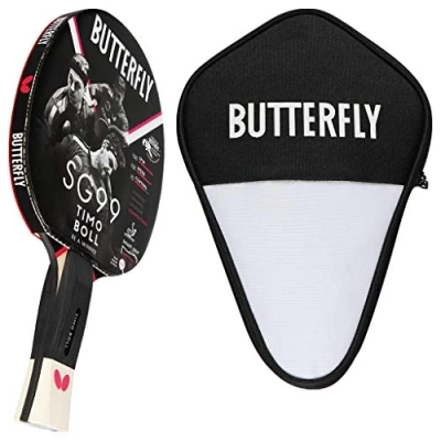 Afbeelding van Butterfly® Timo Boll SG99 tafeltennisbatje, tafeltennis racket Bat professioneel en wedstrijd, tactisch routinematige speler, ITTF gecertificeerde Wakaba bekleding, anatomische greepvorm met