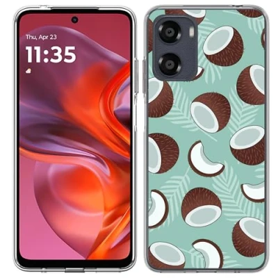 Afbeelding van Cazy Hoesje geschikt voor Motorola Moto G05 Siliconen Kokosnoten