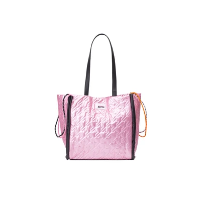 Afbeelding van myMo ATHLSR Shopper lichtroze / zwart wit