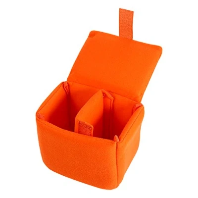 Afbeelding van Tbest DLSR cameratas inzetstuk gewatteerde schokbestendige opvouwbare camera inzet beschermende tas accessoire vervanging voor fotograferen zwart, rood, Oranje, blauw (oranje),