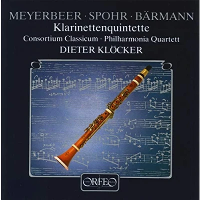 Afbeelding van Dieter Klöcker, Philharmonia Quartett Berlin, Consortium Classicum Klarinettenquintette (CD)