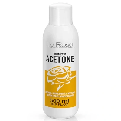 Afbeelding van LaRosa Aceton Puur 500 ml Nagel Verwijderaar voor Gellak, Acrylic, Nagellak, Gelnagels, Nagellak Remover