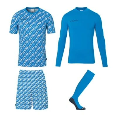Afbeelding van Uhlsport Progressive Goalkeeper Bundle Cyan White