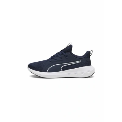 Afbeelding van puma Softride Carson Unisex Trainingsschoen, Maat: 46, Club navy white black Schoenen