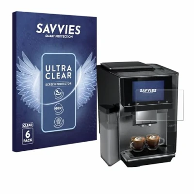Afbeelding van Savvies Screenprotector voor Siemens EQ700 Folie Beschermfolie transparant (6 Stuks)