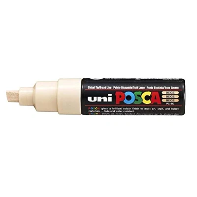 Afbeelding van Posca UNI BALL MARKER PEN PC 8K BEIGE ENKELE