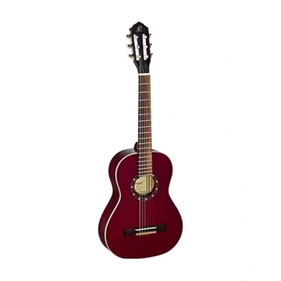 Afbeelding van Ortega R121 1/2 WR wijnrood, incl. Bag Klassieke gitaar