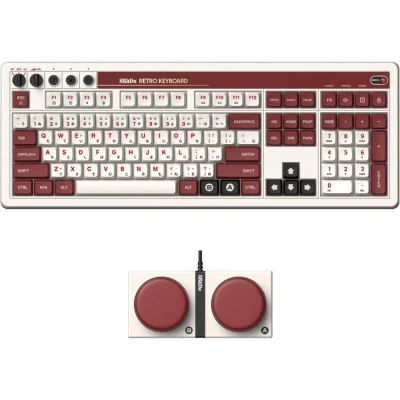 Afbeelding van 8BitDo 100% Mechanical Keyboard Fami Ed. gaming toetsenbord