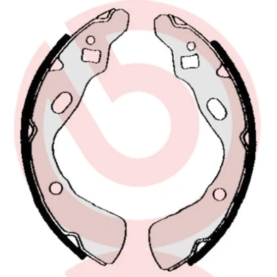 Afbeelding van Brembo Remschoen set S 30 507