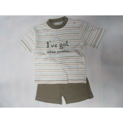 Afbeelding van Wiplala Zomer pyjama Jongens Wit / bruin I&#039; ve got .... 5 jaar 110