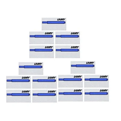 Afbeelding van Lamy T10 inktpatronen blauw voordeelverpakking (15 stuks)