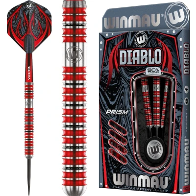 Afbeelding van WINMAU Diablo (Parallel): Steeltip Tungsten Dartpijlen Professioneel 24g