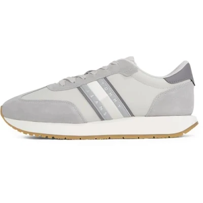Afbeelding van Tommy Jeans TJM Retro Runner EM0EM01502 Sneakers, voor heren, Grijs, 11 UK, 46 EU