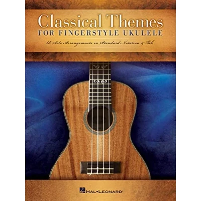 Afbeelding van CLASSICAL THEMES FOR FINGERSTYLE UKULELE UKULELE: 15 Solo Arrangements in Standard Notation &amp; Tab