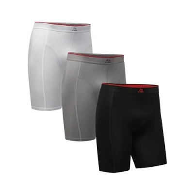 Afbeelding van DANISH ENDURANCE Boxershorts Bamboe Viscose Extra Lang voor Heren 3 pack Maat 3XL