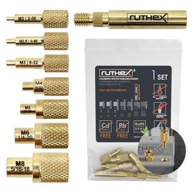 Afbeelding van ruthex 7 x soldeerpunten/smelthulpset