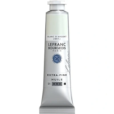 Afbeelding van Lefranc Bourgeois 405147 Extra fijne olieverf met hoogwaardige kunstenaarspigmenten, lichtecht, verouderingsbestendig 40ml Tube, Flake White Hue
