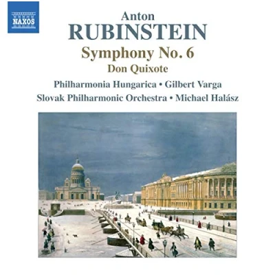 Afbeelding van Philharmonia Hungarica, Gilbert Varga, Slovak Philharmonic Orchestra, Michael Halász Rubinstein: Symphony No.6 / Don Quixote (CD)