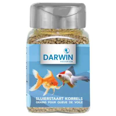 Afbeelding van Darwin Sluierstaart Korrels Vissenvoer 100 ml