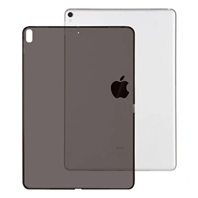 Afbeelding van Asgens iPad Air 4 10.9&#039;&#039; 2020/Air 5 10.9 2022 Hoes, Zwarte Transparante Siliconen Doorzichtige Zachte Tablethoes voor model A2072/A2316/A2324/A2325/A2588/A2589/A2591