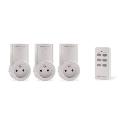 Afbeelding van SCS Sentinel HCN0016 set met 3 afstandsbedieningen Controlpower 2300 W 30 m bereik bevat 1 afstandsbediening, batterij en handleiding product klaar voor gebruik