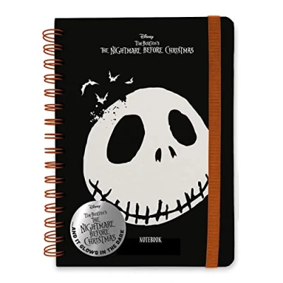 Afbeelding van Official The Nightmare Before Christmas A5 Notebook It&#039;s Glow In Dark Bullet Journal Notebooks Notepads Notepad Dotted Gifts