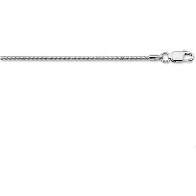 Afbeelding van Zilveren Ketting Slang Rond 1,4 mm x 42 cm lang