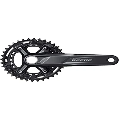 Afbeelding van Shimano Deore M5100 96/64 Bcd Crankstel Zwart 170 mm / 36/26t