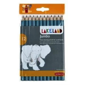 Afbeelding van Lakeland grafietpotlood Jumbo HB, pak van 12 stuks potlood