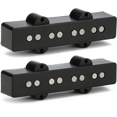 Afbeelding van DiMarzio DP 149BK Ultra Jazz Neck &amp; Bridge Set basgitaar elementen