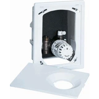 Afbeelding van Heimeier multibox k chroom inclusief montageplaat en thermostaatkop 9302 00 800