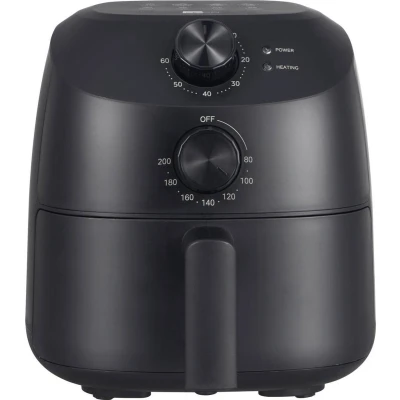 Afbeelding van aeco Cube Airfryer 2 l 1150 W Timerfunctie, BPA vrij, Anti aanbaklaag Zwart