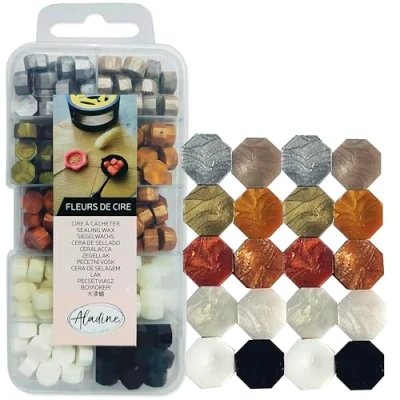 Afbeelding van Aladine Zegelwas Set 10 Kleuren Metallic
