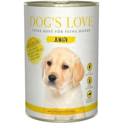 Afbeelding van 6x 400g Dog&#039;s Love Junior Gevogelte Hondenvoer Nat
