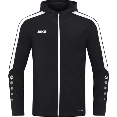 Afbeelding van Jas met kap Power Zwart / 128