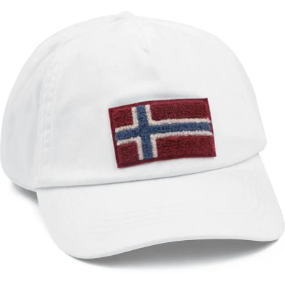 Afbeelding van Napapijri Falis Pet Wit Heren Petten Katoen Suitable Herenkleding