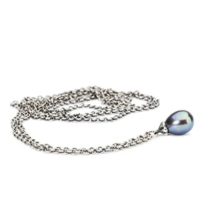 Afbeelding van Trollbeads Damesketting met hanger &amp; 950_zilver TAGFA 00060, 100 cm, Zilver, Geen