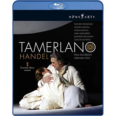 Afbeelding van Domingo/Bacelli/Bohlin/Teatro Real Tamerlano (2 Blu ray)