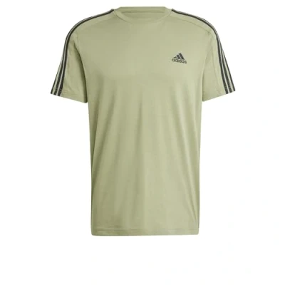 Afbeelding van adidas Sportswear Essentials Single 3STRIPES Tshirt print, Heren, Maat: Small, Tent green