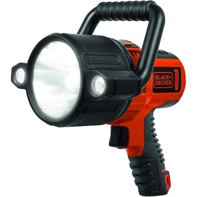 Afbeelding van BLACK+DECKER SLV2B Zaklamp Led Oplaadbaar 10 Watt 750 Lumen Zwart/oranje