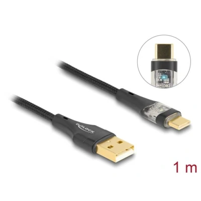 Afbeelding van Delock USB 2.0 Kabel Typ A Stecker zu Type C™ mit Schnel