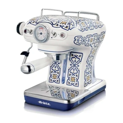 Afbeelding van Ariete 1389 Capri Italiaans design Espressomachine 900W 0,9L tank inhoud ook geschikt voor pads