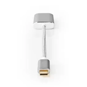 Afbeelding van USB C naar HDMI kabel Nedis 1 meter (4K@60Hz, Verguld, Alt modus)