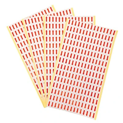 Afbeelding van Cetornie 840 Stuks 20x10mm Pijl Vorm Code Stickers Verwijderbare Zelfklevende Kleverige Etiketten