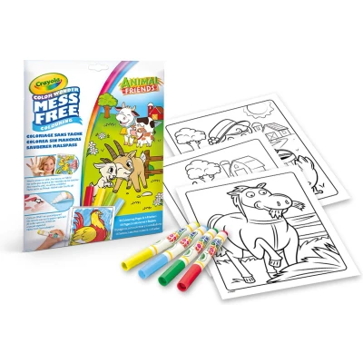 Afbeelding van Crayola Color Wonder Hobbypakket Vrienden Van De Boerderij Kleurboek Voor Kinderen