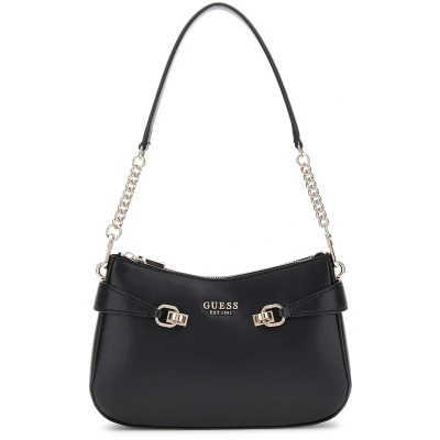 Afbeelding van GUESS Schoudertas Lorelei Top Zip Shoulder Bag Black Zwart